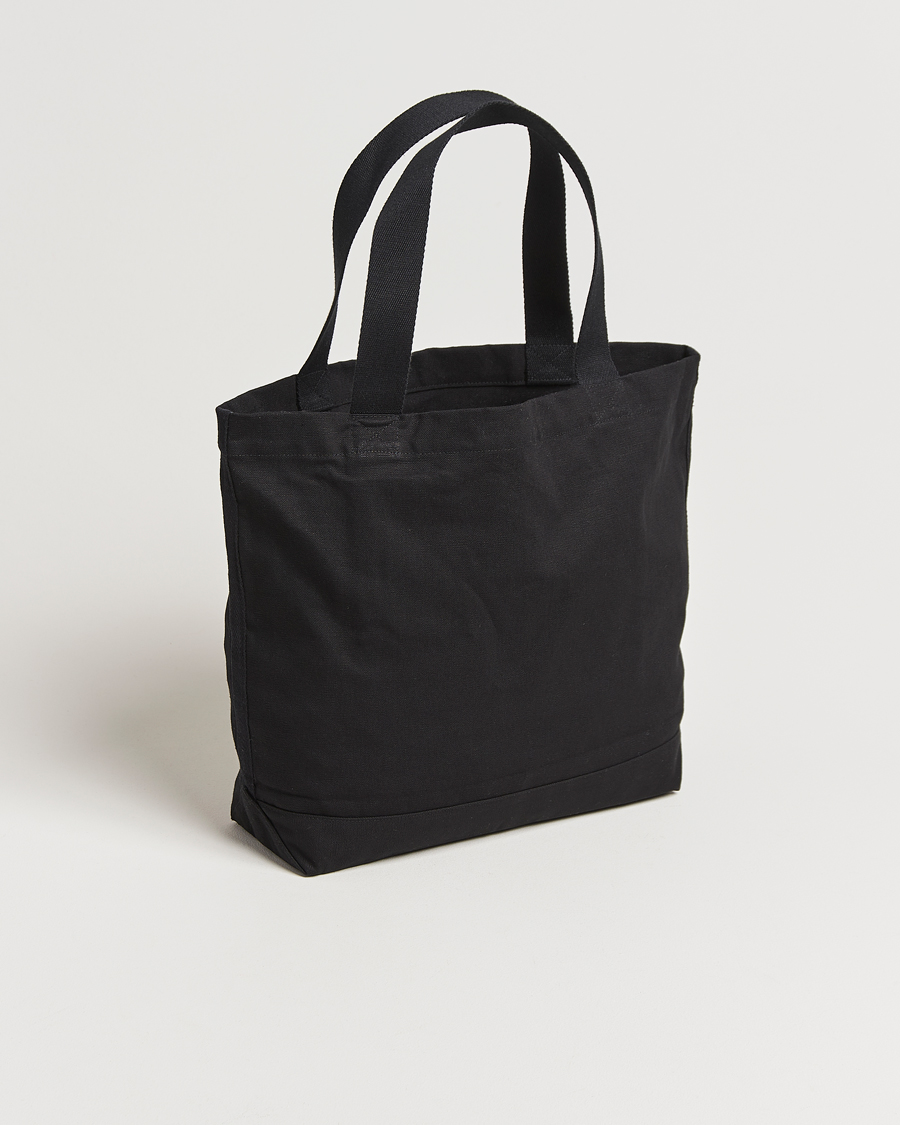 Herren | Maison Kitsuné Handwriting Tote Bag Black | Maison Kitsuné | Handwriting Tote Bag Black
