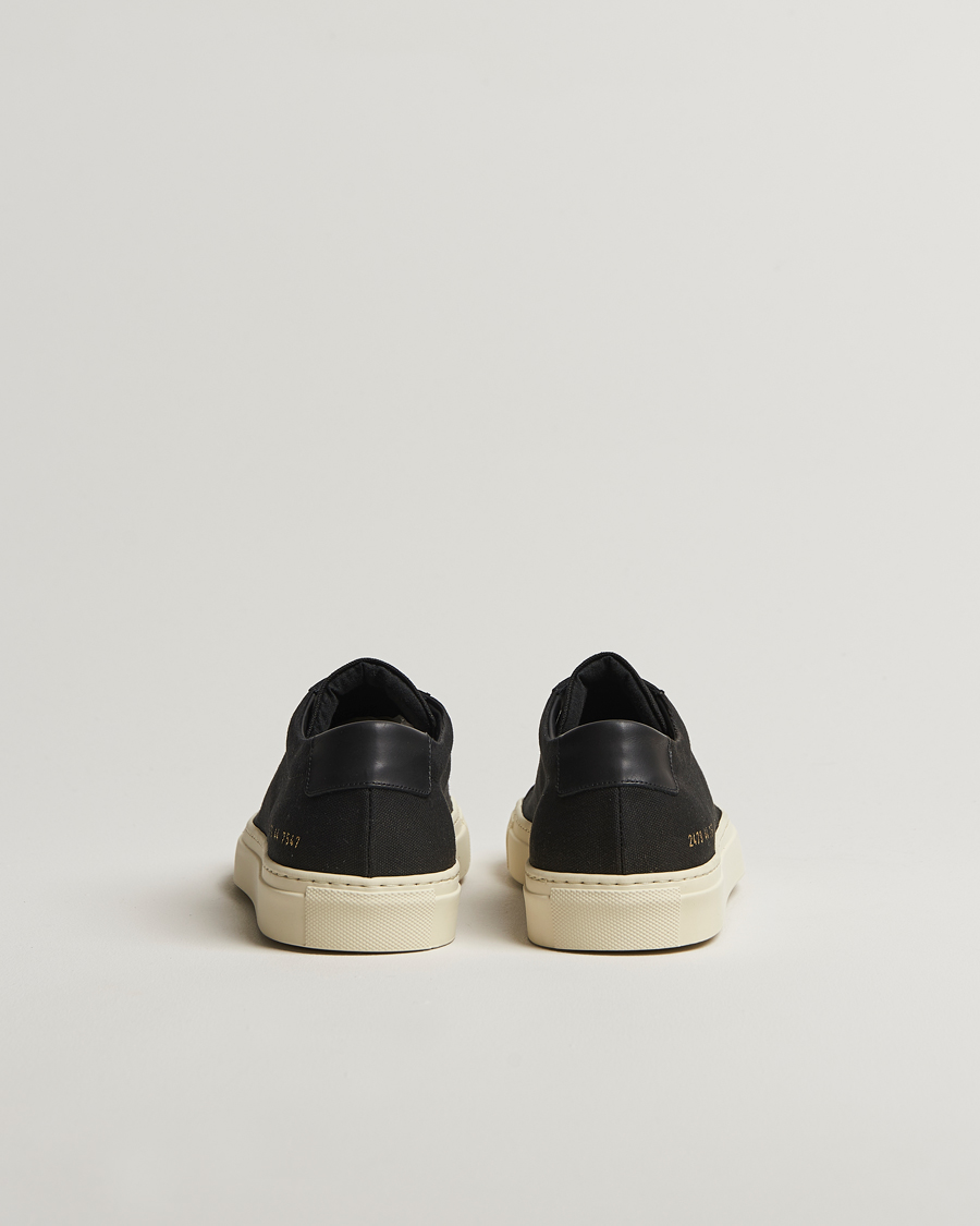 Herren | Common Projects Original Achilles Canvas Sneaker Black | Common Projects | Original Achilles Canvas Sneaker Black