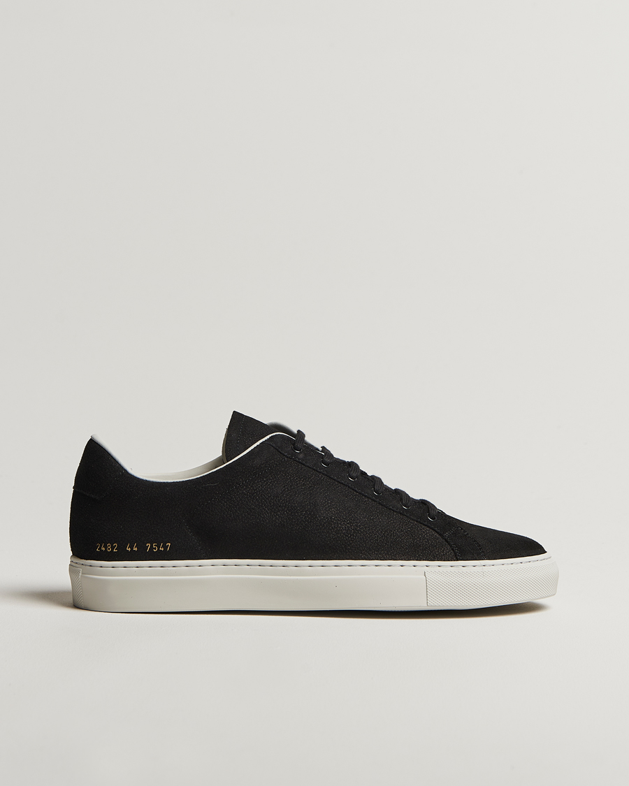 Herren | Common Projects Retro Suede Sneaker Black | Common Projects | Retro Suede Sneaker Black