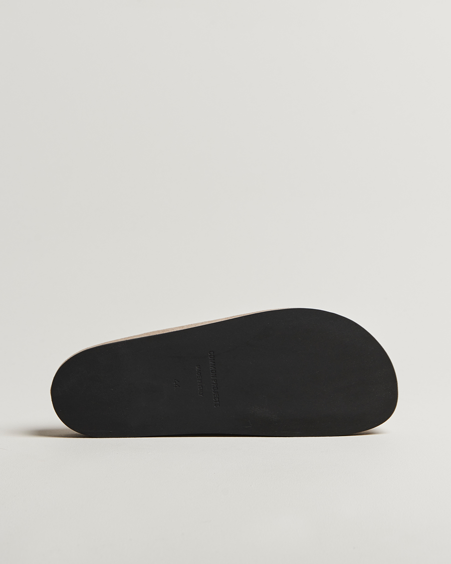 Herren | Common Projects Suede Clog Taupe | Common Projects | Suede Clog Taupe