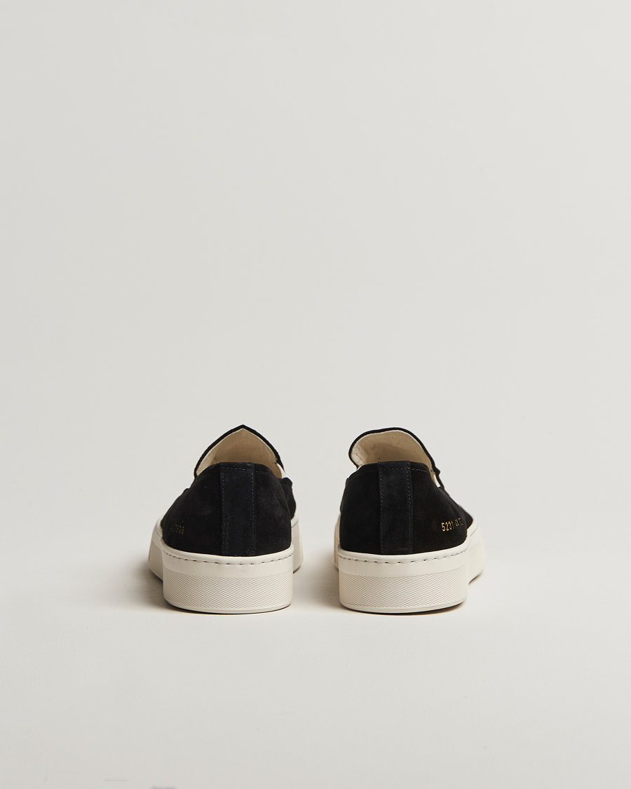 Herren | Common Projects Suede Slip On Sneaker Black | Common Projects | Suede Slip On Sneaker Black