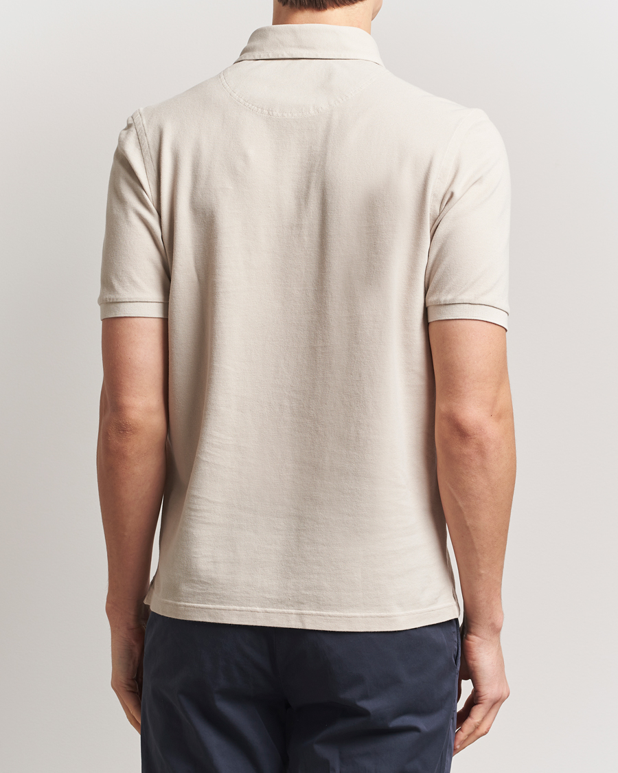 Herren | Poloshirts | Gran Sasso | Washed Polo Beige Melange