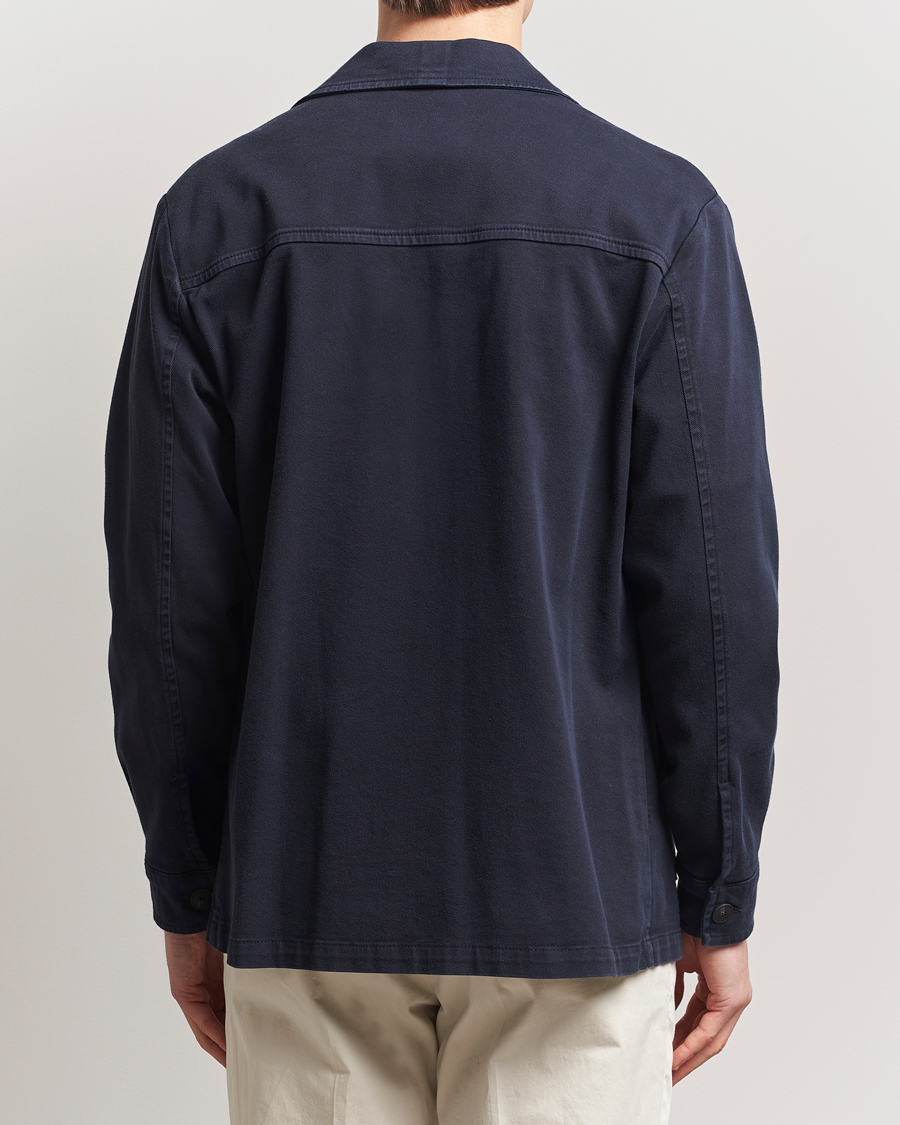 Herren | Jacken | Gran Sasso | Cotton Twill Safari Jacket Navy