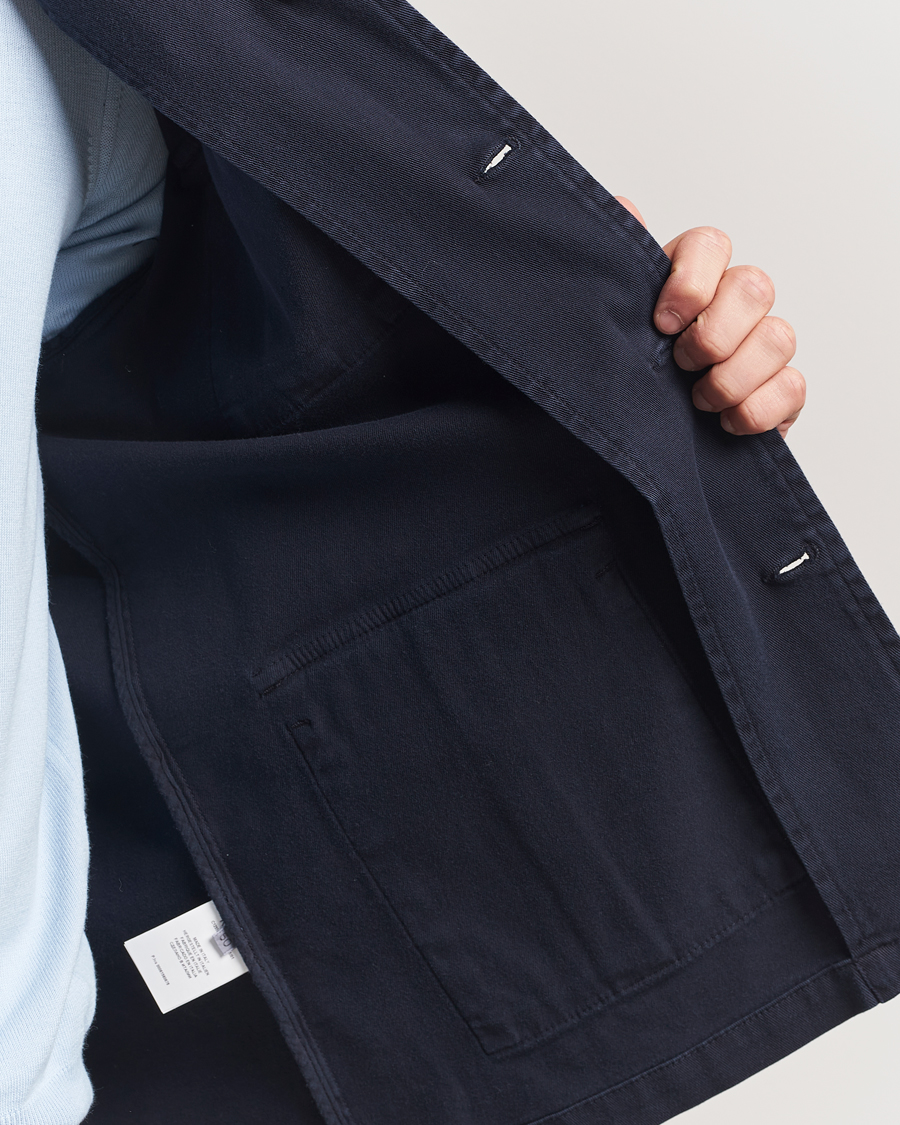 Herren | Jacken | Gran Sasso | Cotton Twill Safari Jacket Navy