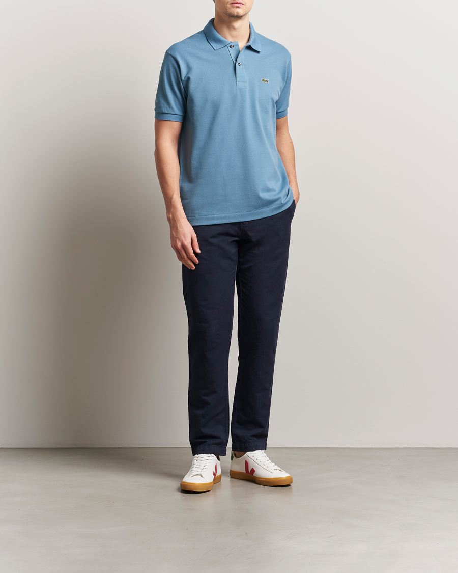Herren | Poloshirts | Lacoste | Original Polo Piké Limestone Blue