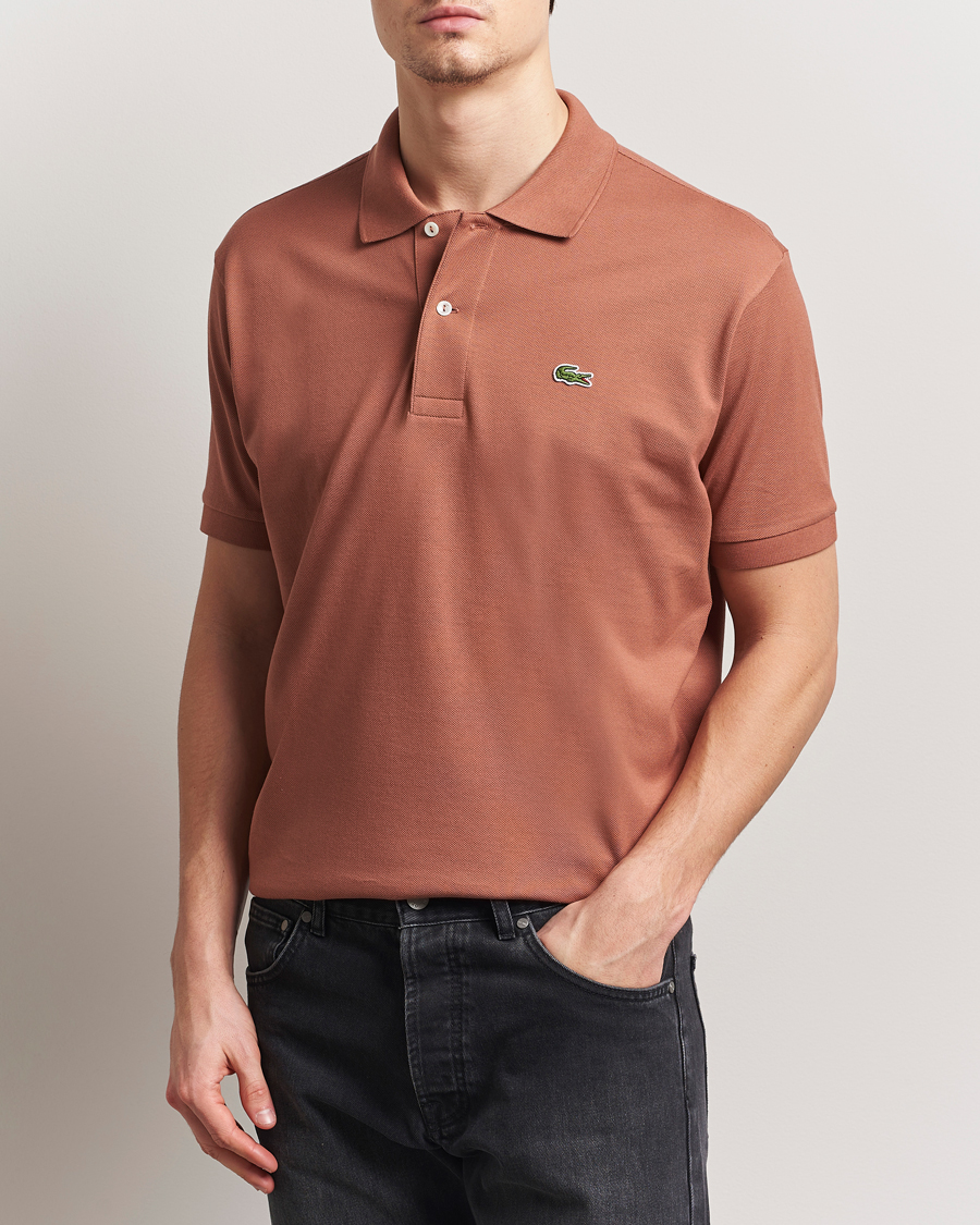 Herren | Poloshirts | Lacoste | Original Polo Piké Track Orange
