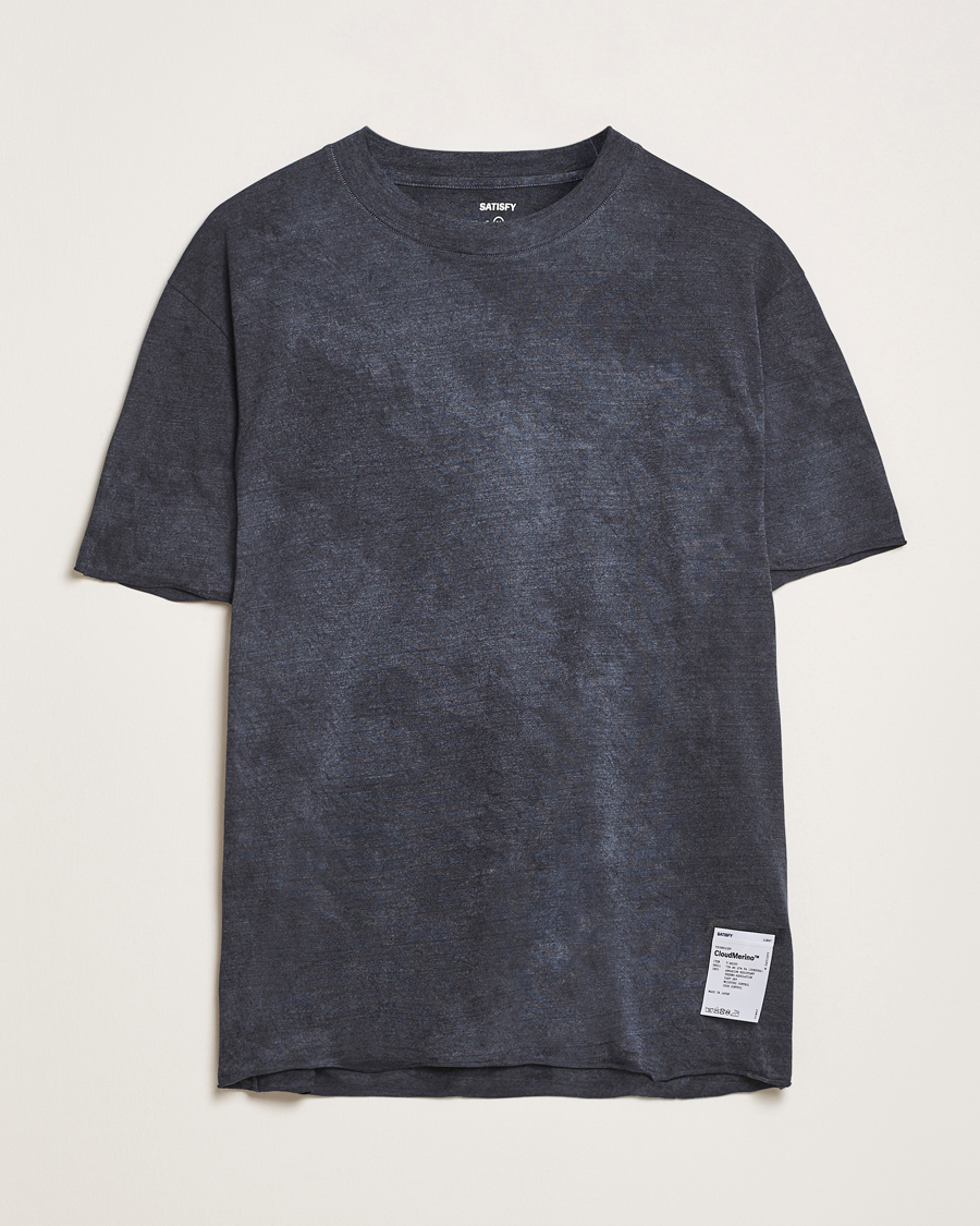 Herren | T-Shirts | Satisfy | CloudMerino Cordura T-Shirt Sun Bleached Black