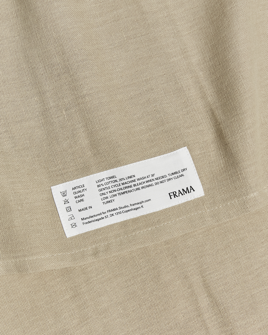 Herren | Textilien | Frama | Light Hand Towel 50x80cm Sage Green