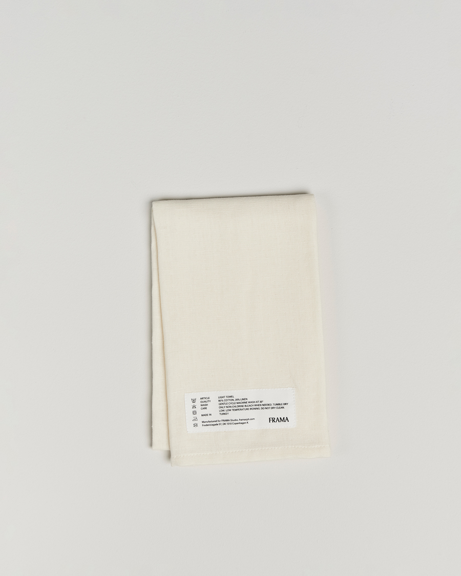 Herren | Textilien | Frama | Light Hand Towel 50x80cm Bone White