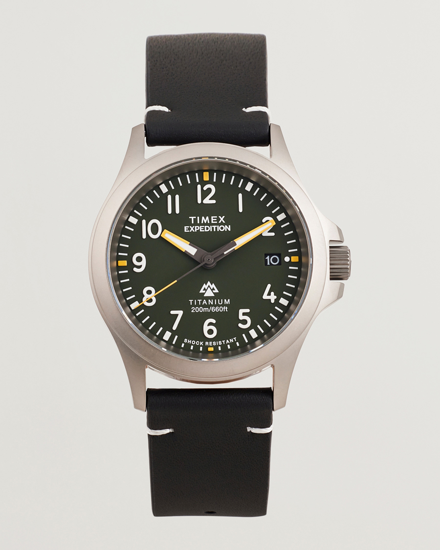 Herren | Timex Expedition Titanium 38mm Green Dial | Timex | Expedition Titanium 38mm Green Dial