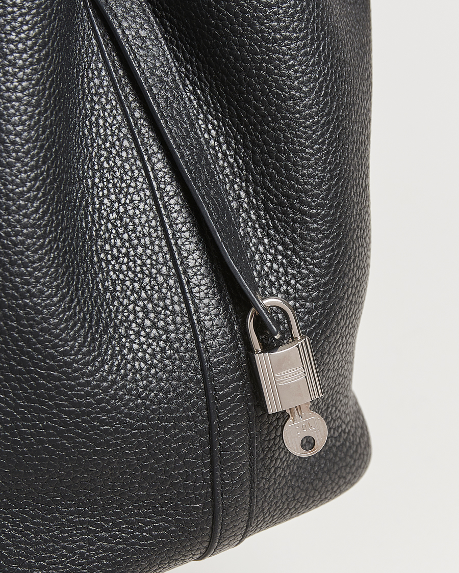 Herren | Hermès Pre-Owned Picotin Lock 22 Taurillon Clemence Leather Black | Hermès Pre-Owned | Picotin Lock 22 Taurillon Clemence Leather Black