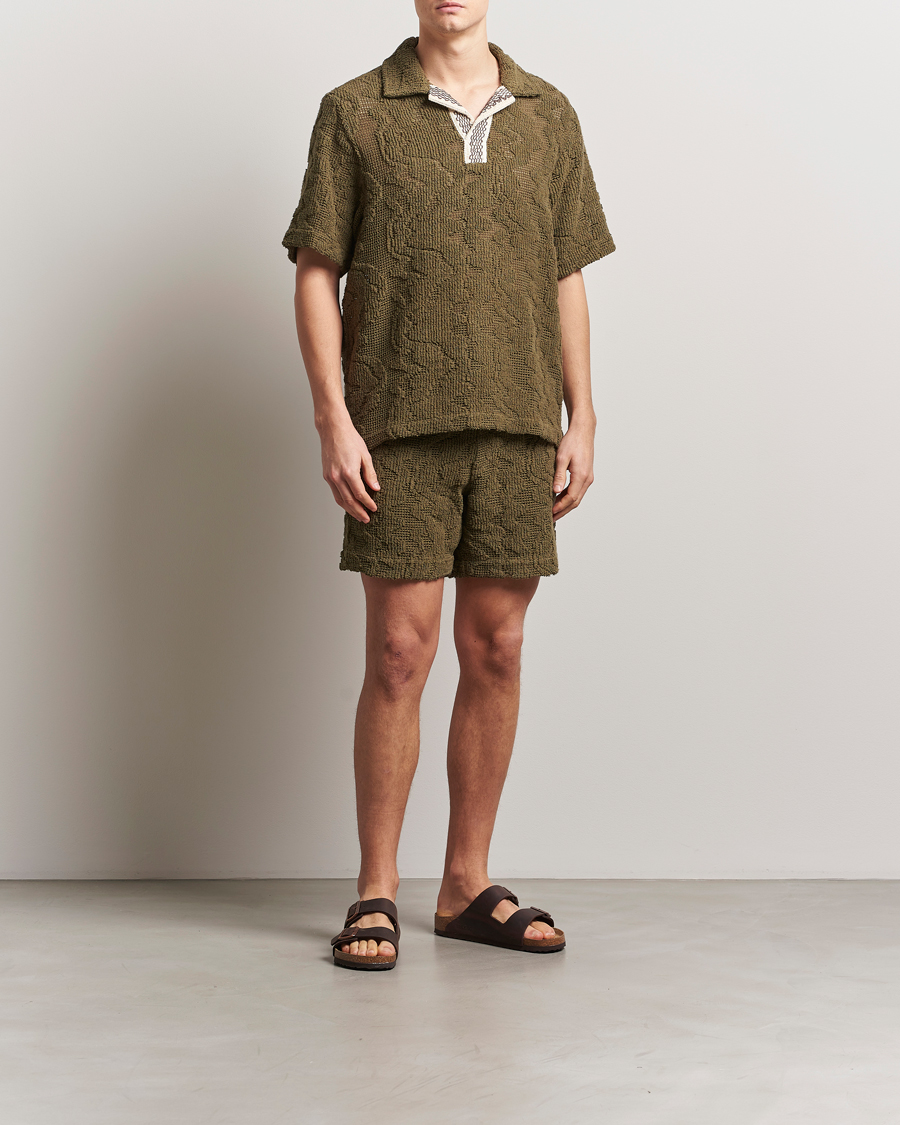 Herren | Shorts | OAS | Cuba Crochet Shorts Pine Verve