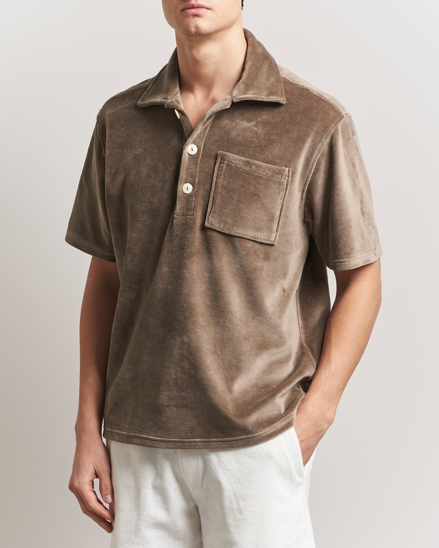 Herren | Poloshirts | OAS | Velour Shirt Morel Girona