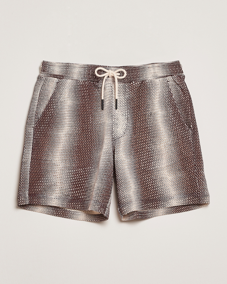 Herren | Shorts | OAS | Cotton Net Shorts Merlot Echo