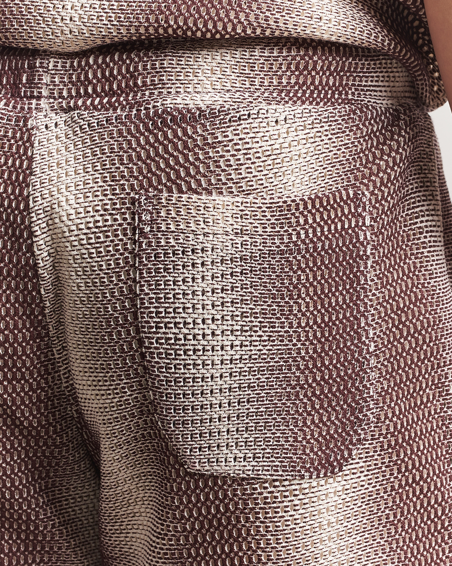 Herren | Shorts | OAS | Cotton Net Shorts Merlot Echo