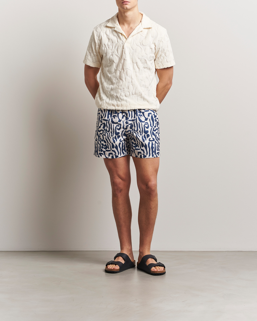 Herren | Badehosen | OAS | Printed Swimshorts Marbling