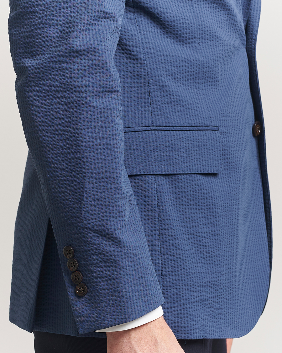 Herren | Sakkos | Polo Ralph Lauren | Seersucker Sportcoat Blue Sea