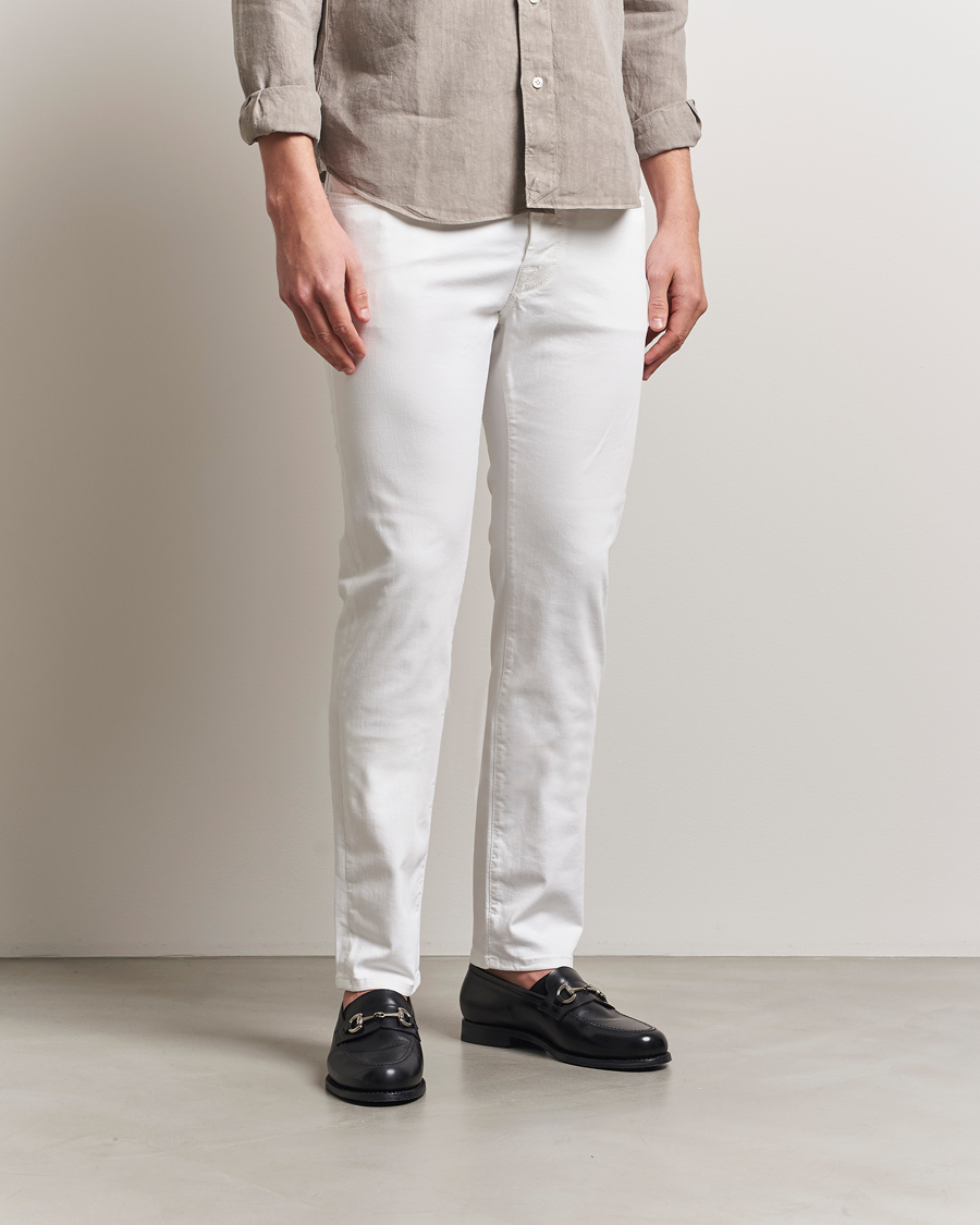 Herren | Hosen | Jacob Cohën | Bard Slim Fit 5-Pocket Pants White