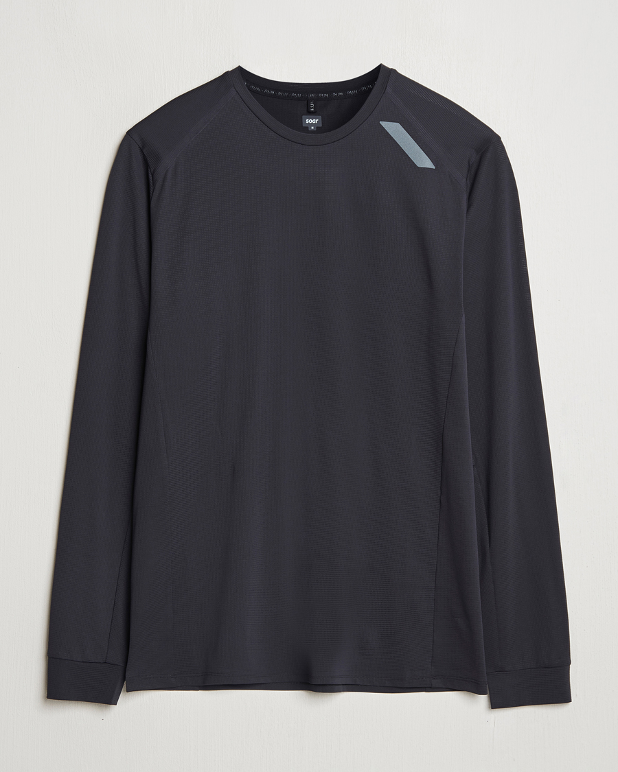 Herren | T-Shirts | SOAR Running | Long Sleeve Tech Tee Black