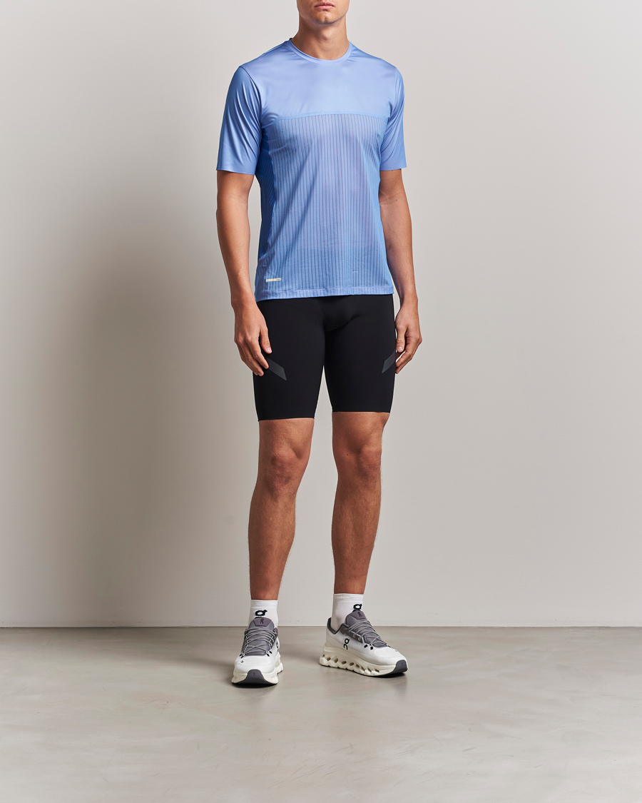 Herren | T-Shirts | SOAR Running | Hot Weather Tee Lilac Blue