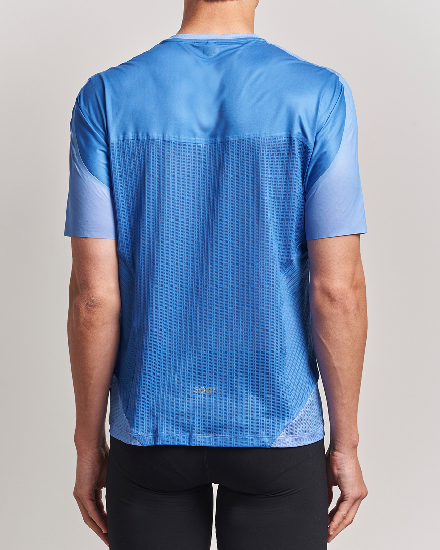 Herren | T-Shirts | SOAR Running | Hot Weather Tee Lilac Blue