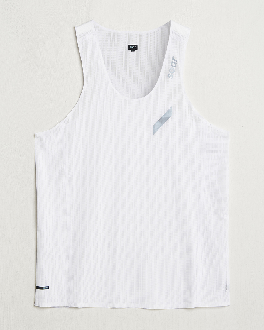 Herren | T-Shirts | SOAR Running | Race Vest White