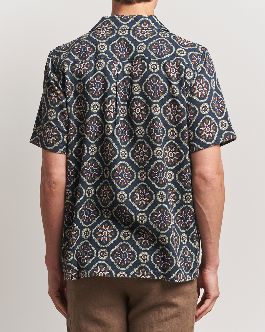 Herren | Hemden | LES DEUX | Lucas AOP Tapestry Shirt Dark Navy