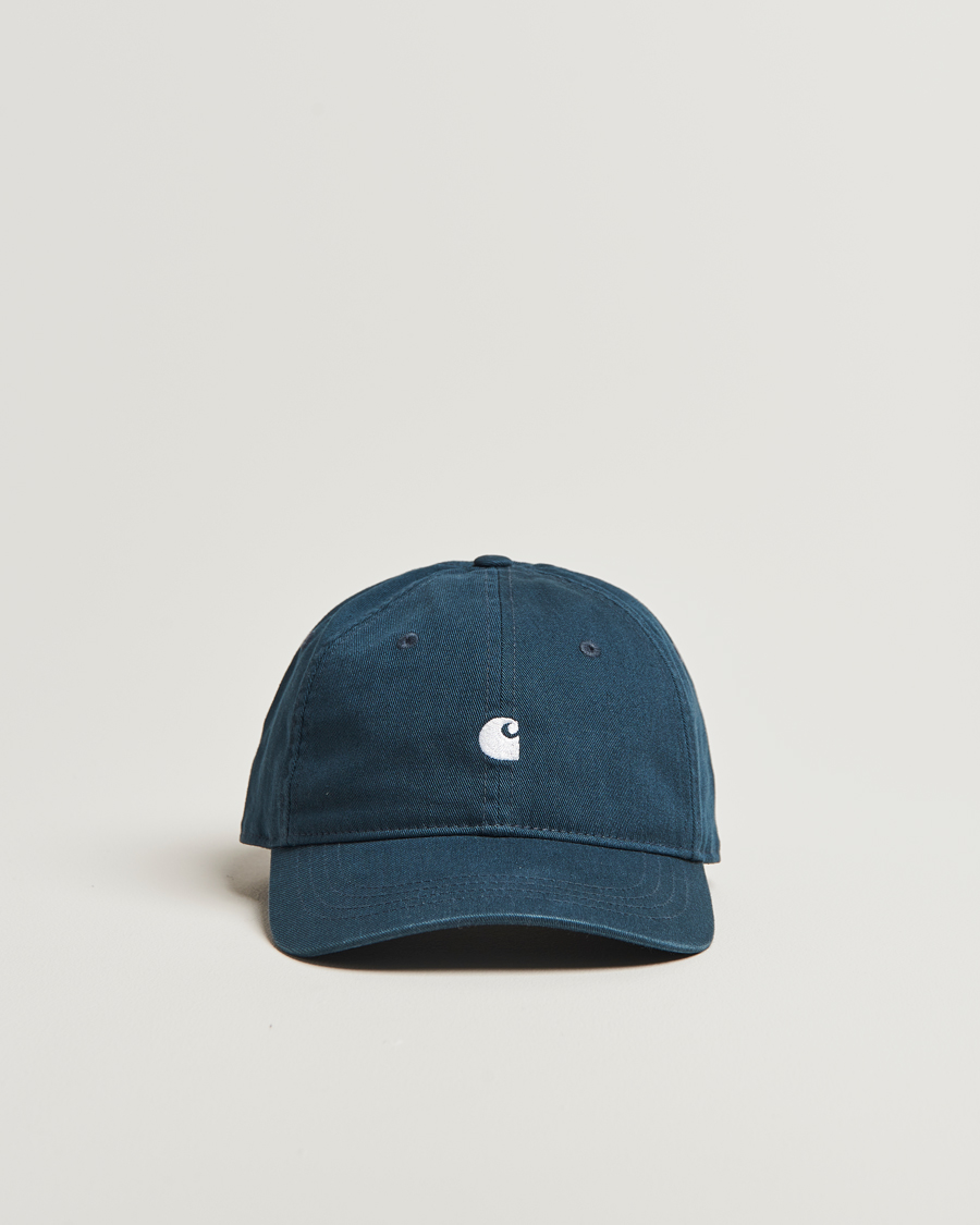Herren | Carhartt WIP Madison Logo Cap Deep Lagoon | Carhartt WIP | Madison Logo Cap Deep Lagoon