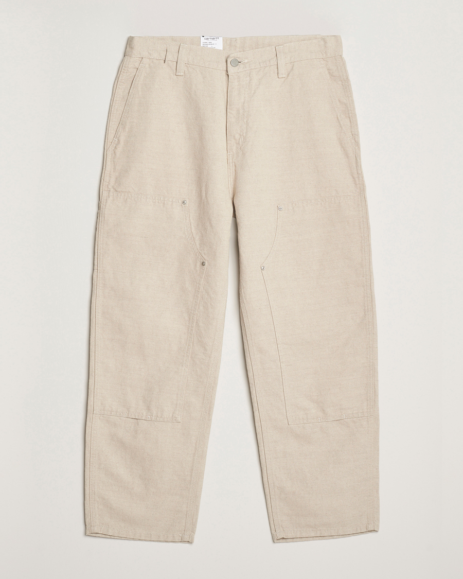 Herren | Hosen | Carhartt WIP | Walter Double Knee Cotton/Linen Pant Natural