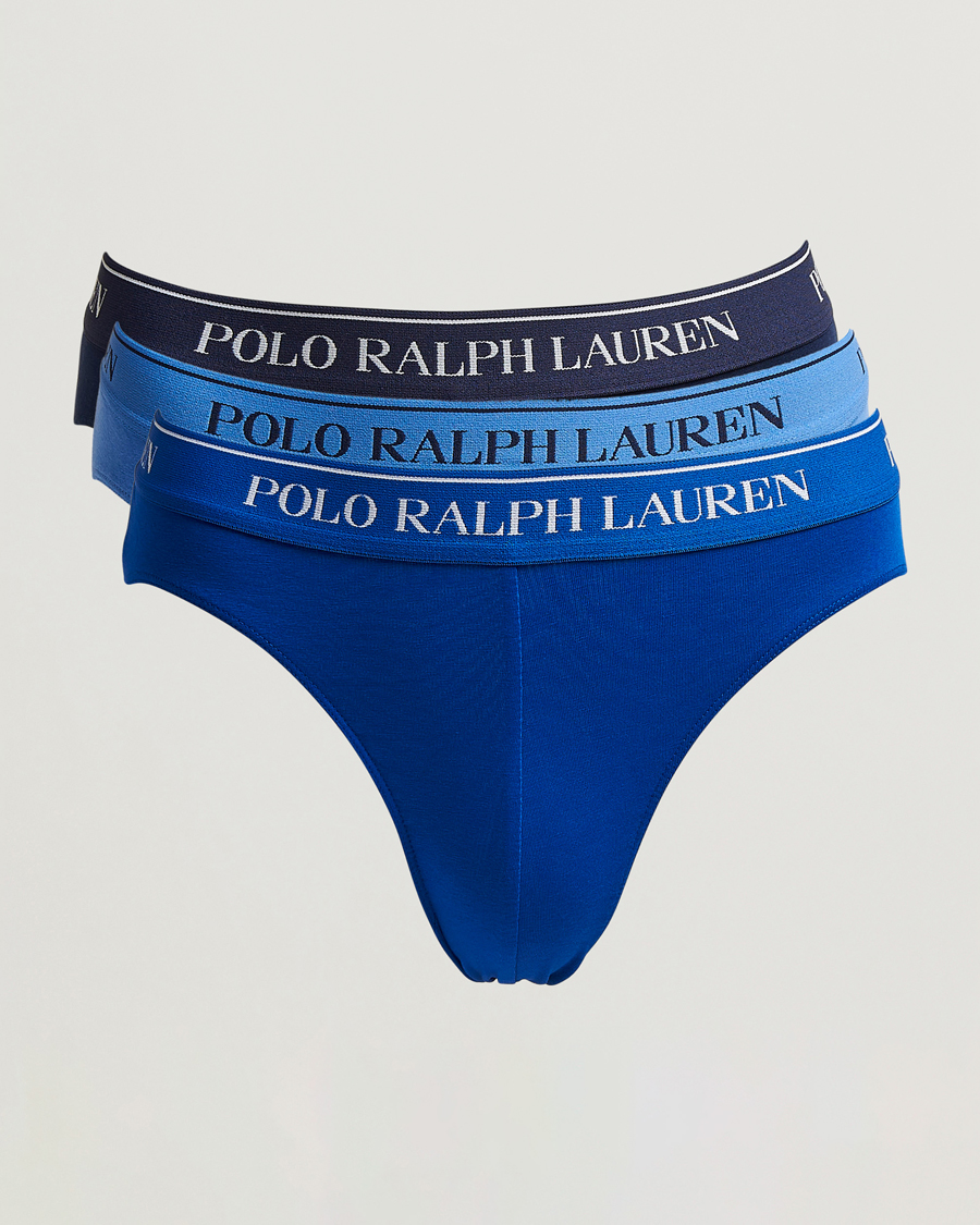 Herren | Unterwäsche | Polo Ralph Lauren | 3-Pack Low Rise Trunk Navy/Sapphire Star/Bermuda