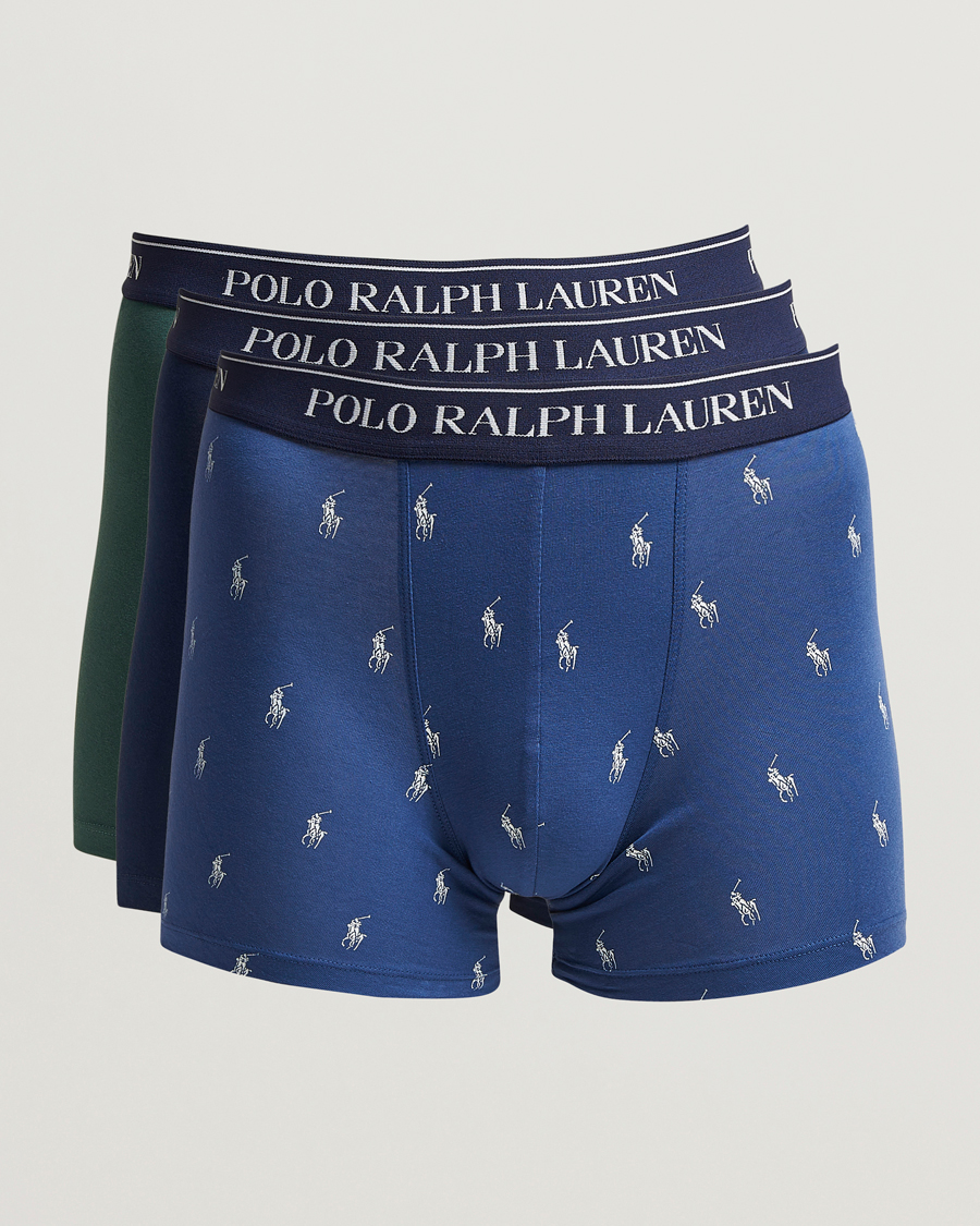 Herren | Unterwäsche | Polo Ralph Lauren | 3-Pack Boxer Briefs Navy/Pine/Old Royal