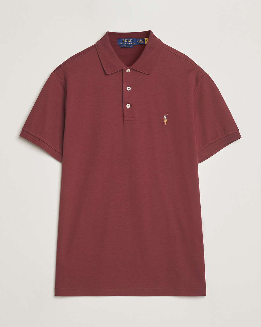 Herren | Poloshirts | Polo Ralph Lauren | Luxury Pima Cotton Polo Red Wine