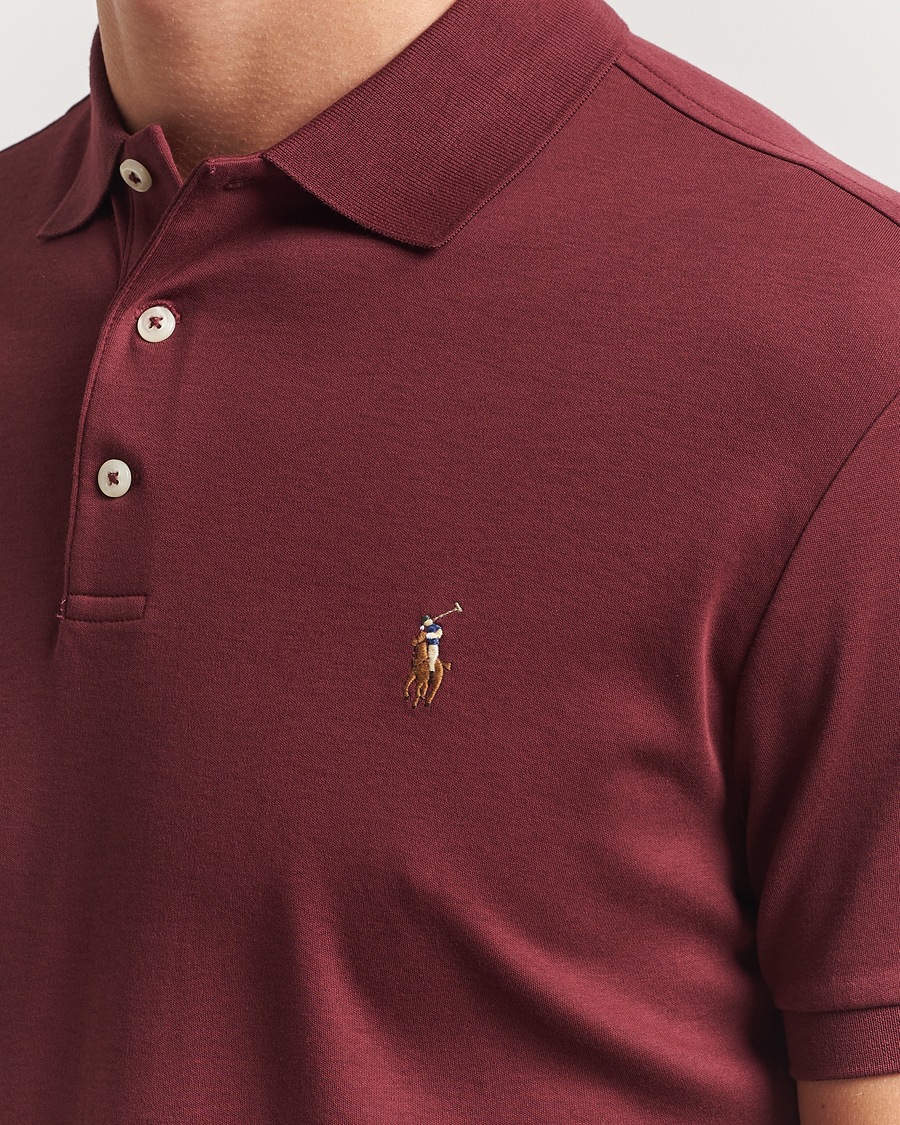 Herren | Poloshirts | Polo Ralph Lauren | Luxury Pima Cotton Polo Red Wine