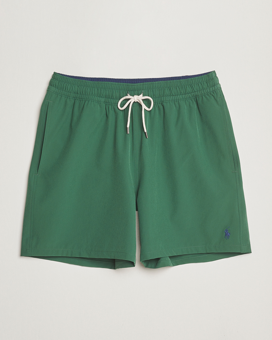 Herren | Polo Ralph Lauren Traveler Recycled Swimshorts Washed Forest | Polo Ralph Lauren | Traveler Recycled Swimshorts Washed Forest