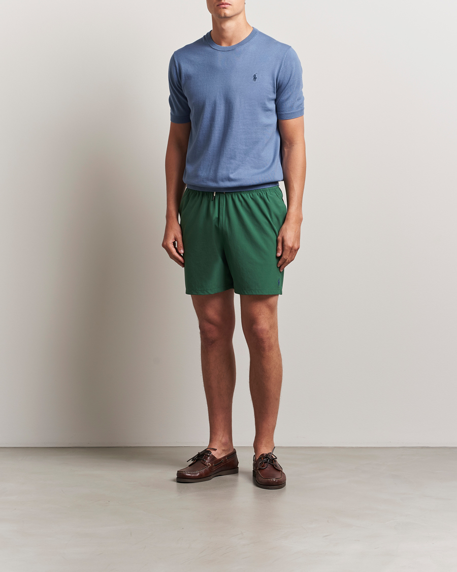 Herren | Polo Ralph Lauren Traveler Recycled Swimshorts Washed Forest | Polo Ralph Lauren | Traveler Recycled Swimshorts Washed Forest