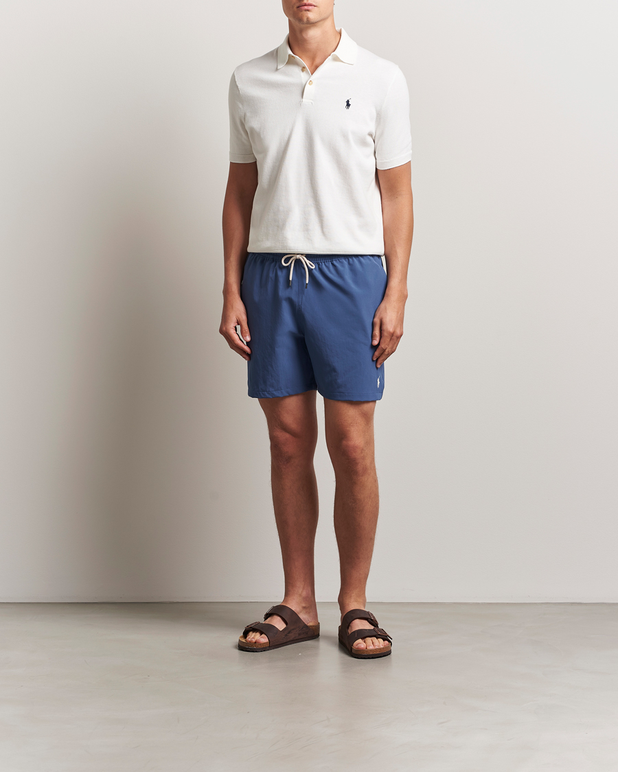 Herren | Badehosen | Polo Ralph Lauren | Traveler Recycled Swimshorts Earth Blue
