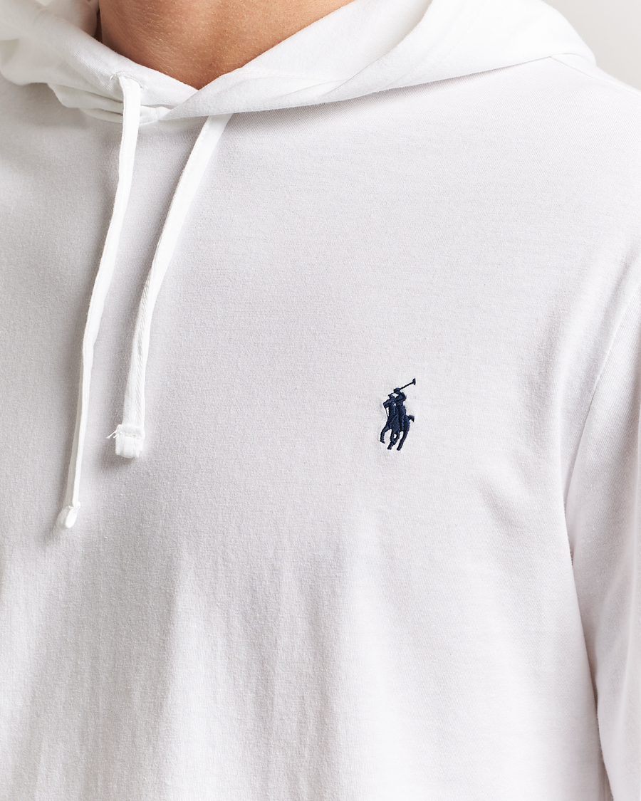 Herren | T-Shirts | Polo Ralph Lauren | Long Sleeve Hooded T-Shirt White