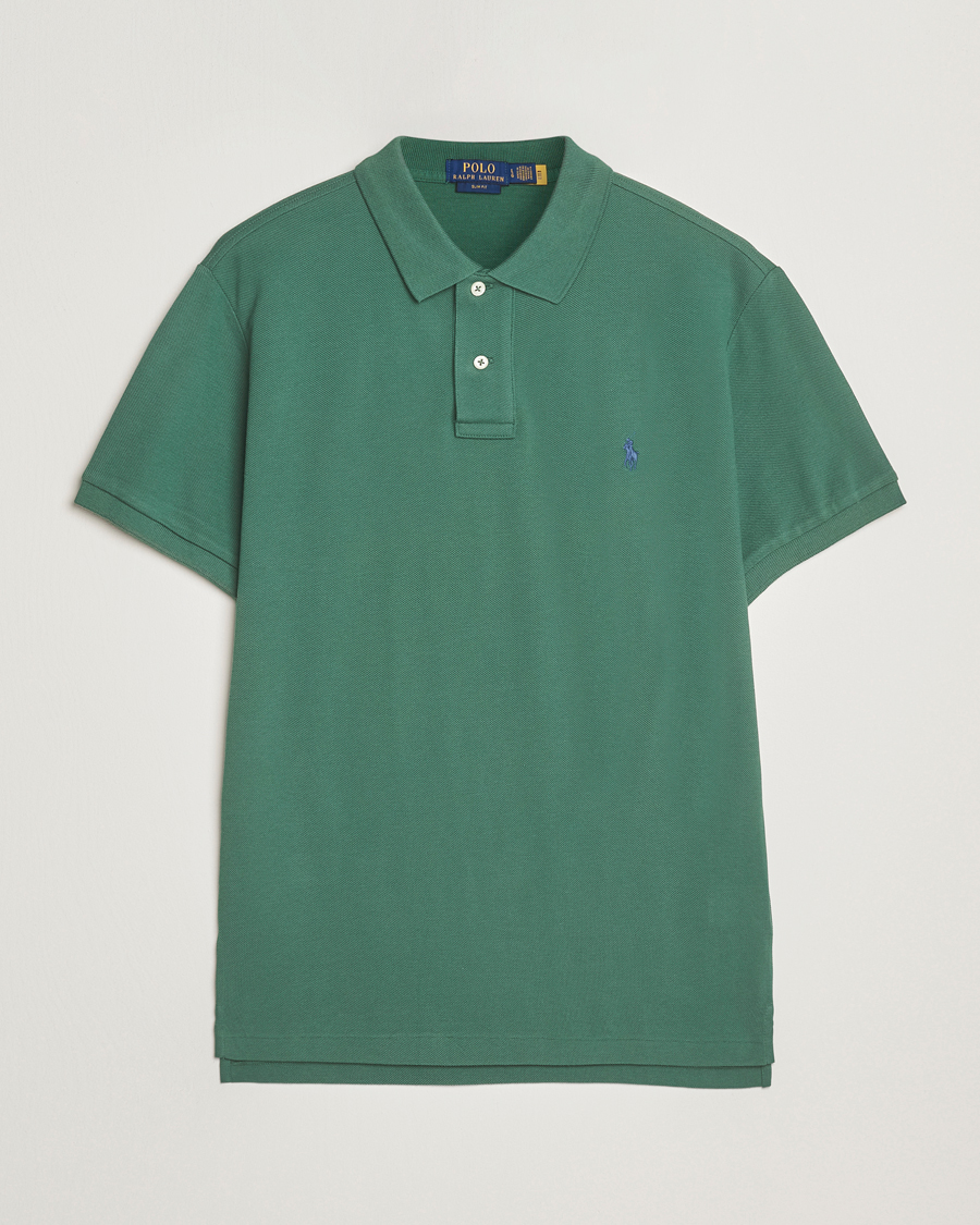 Herren | Poloshirts | Polo Ralph Lauren | Slim Fit Polo Washed Forest
