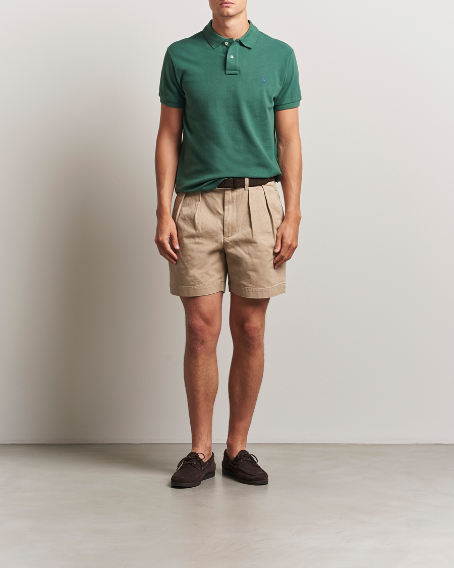 Herren | Poloshirts | Polo Ralph Lauren | Slim Fit Polo Washed Forest