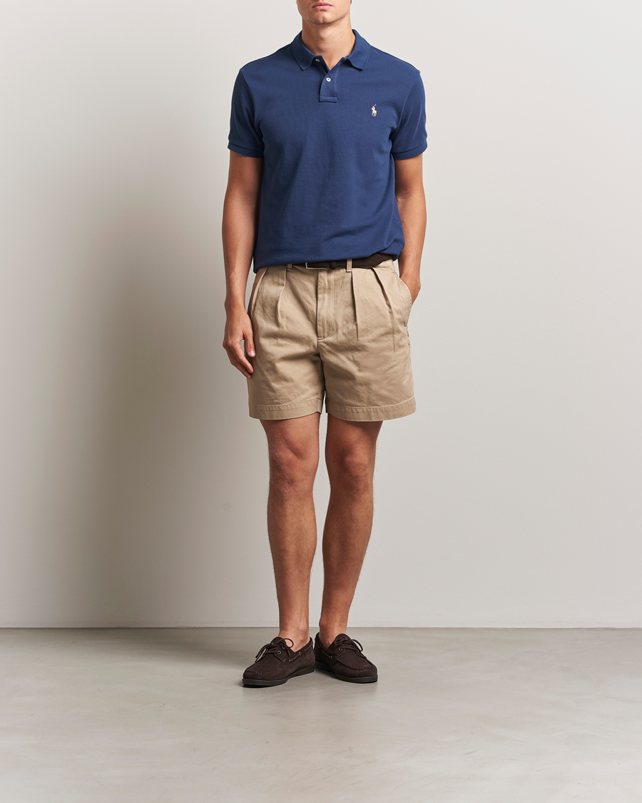 Herren | Poloshirts | Polo Ralph Lauren | Slim Fit Polo Rustic Navy