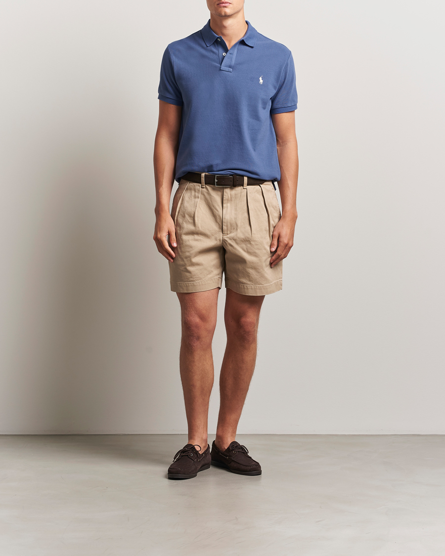 Herren | Poloshirts | Polo Ralph Lauren | Slim Fit Polo Earth Blue
