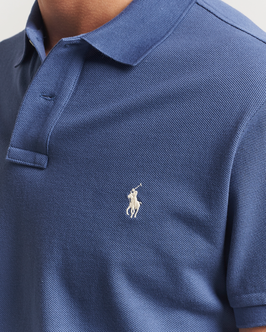 Herren | Poloshirts | Polo Ralph Lauren | Slim Fit Polo Earth Blue