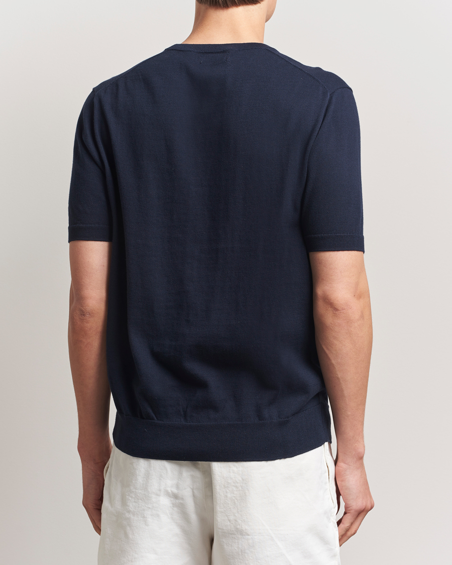 Herren | T-Shirts | Polo Ralph Lauren | Knitted Short Sleeve Tee Hunter Navy