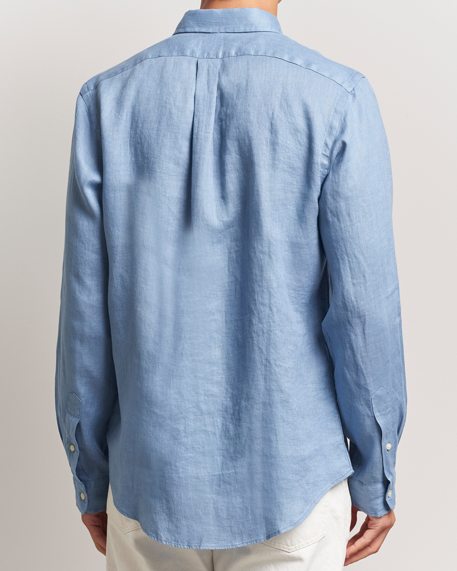 Herren | Hemden | Polo Ralph Lauren | Slim Fit Linen Shirt Channel Blue