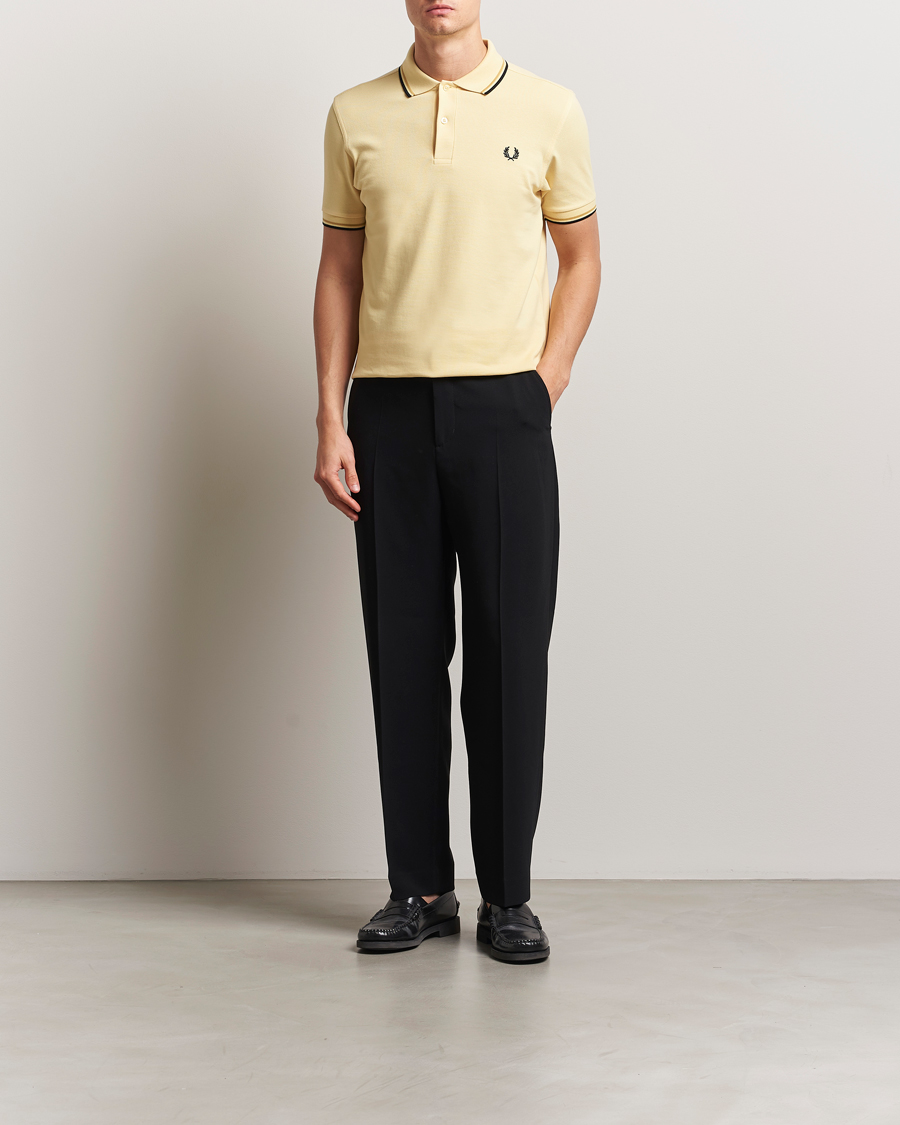 Herren | Poloshirts | Fred Perry | Twin Tipped Polo Shirt Yellow