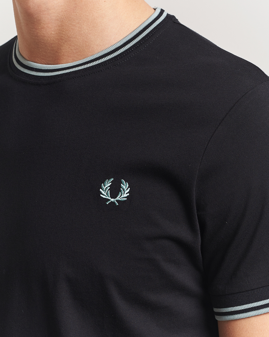 Herren | T-Shirts | Fred Perry | Twin Tipped T-Shirt Dark Navy