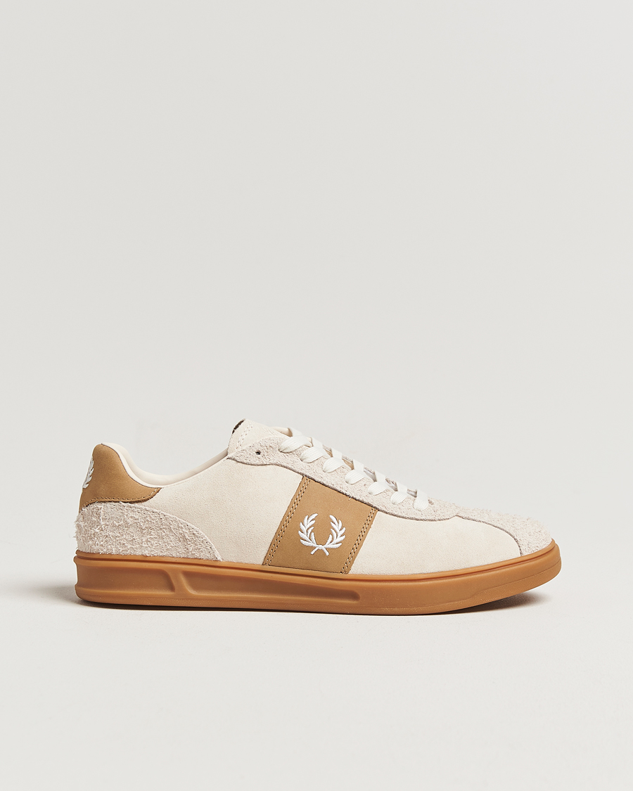 Herren | Sneaker | Fred Perry | B4 Suede Sneaker Ecru/Snow White