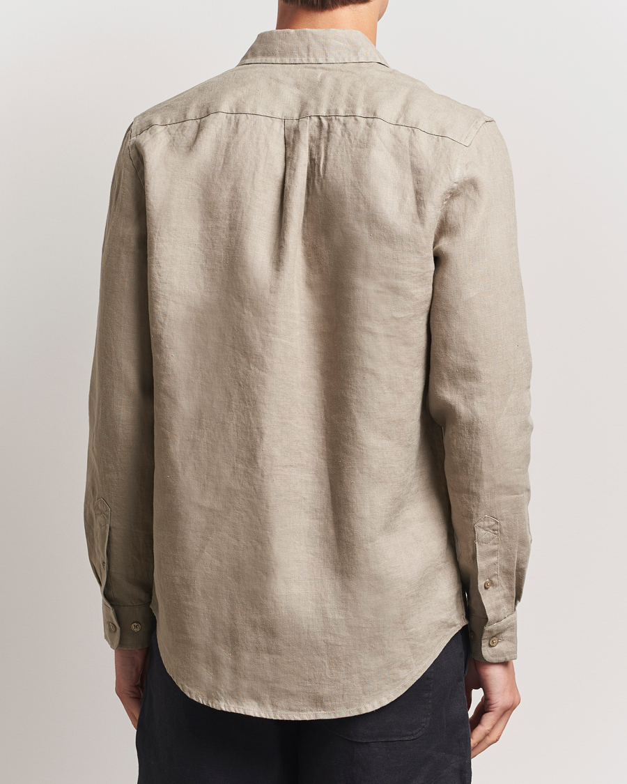 Herren | Hemden | Samsøe Samsøe | Liam Linen Shirt Greige