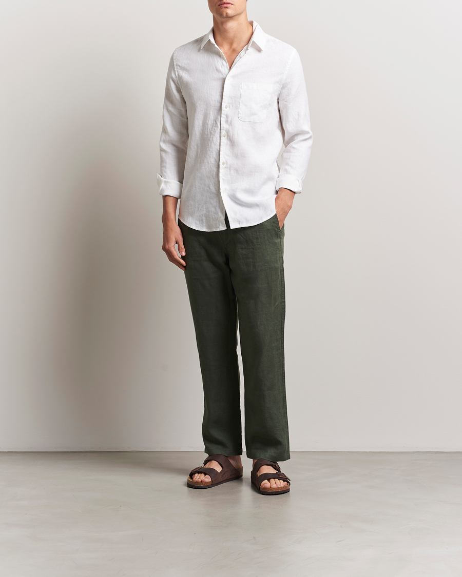 Herren | Hemden | Samsøe Samsøe | Liam Linen Shirt White