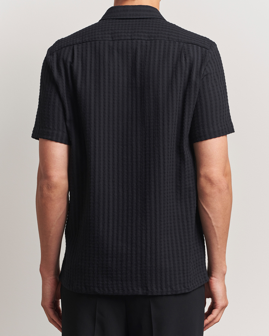 Herren | Hemden | Samsøe Samsøe | Avan Structured Short Sleeve Shirt Black